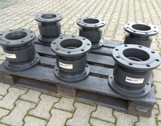 Swivel Joints DN150 (6”) for Sewage Treatment Plant Rohrdrehgelenke DN150 für Klärwerke