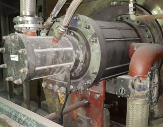 Double Rotary Conenction for Steel Plant Doppel Drehdurchführung für Stahlwerk
