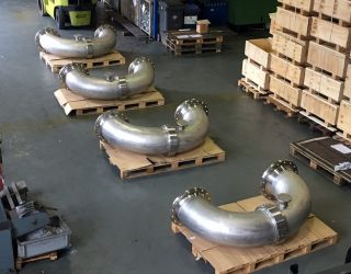 Swivel Joints DN400 (16”) for Floating Suction Unit Rohrdrehgelenke DN400 für schwimmende Absaugungen