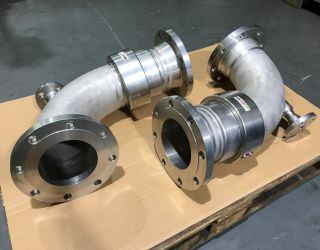 Special Swivel Joints 6" made of 316Ti Rohrdrehgelenke Sonderausführung DN150 aus Edelstahl