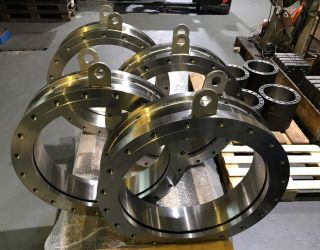 Swivel Joints 24" made of Stainless Steel Rohrdrehgelenke DN400 (16") und DN600 (24") aus Edelstahl