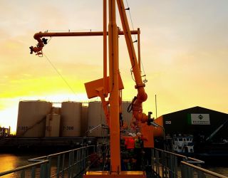 ATN Swivel Joints for Marine Loading Arms in use ATN Swivel Joints for Marine Loading Arms in use
