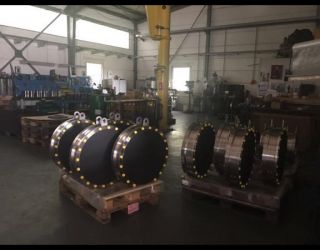 Swivel Joints 16" and 24" made of Stainless Steel Rohrdrehgelenke DN400 (16") und DN600 (24") aus Edelstahl